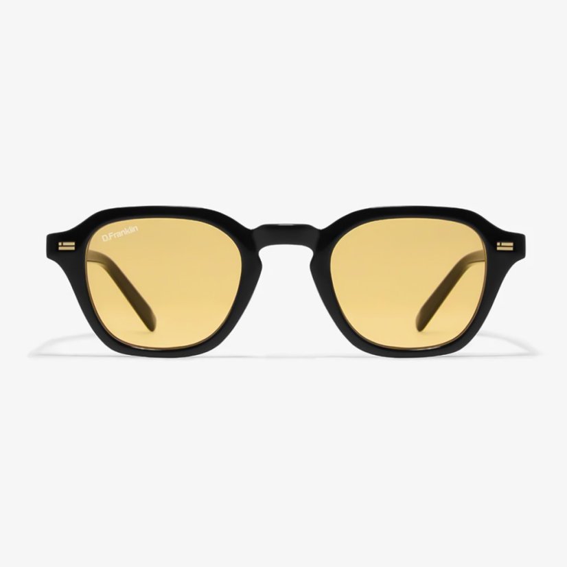 Slnečné okuliare D.Franklin Ultra Light S Square Black / Yellow