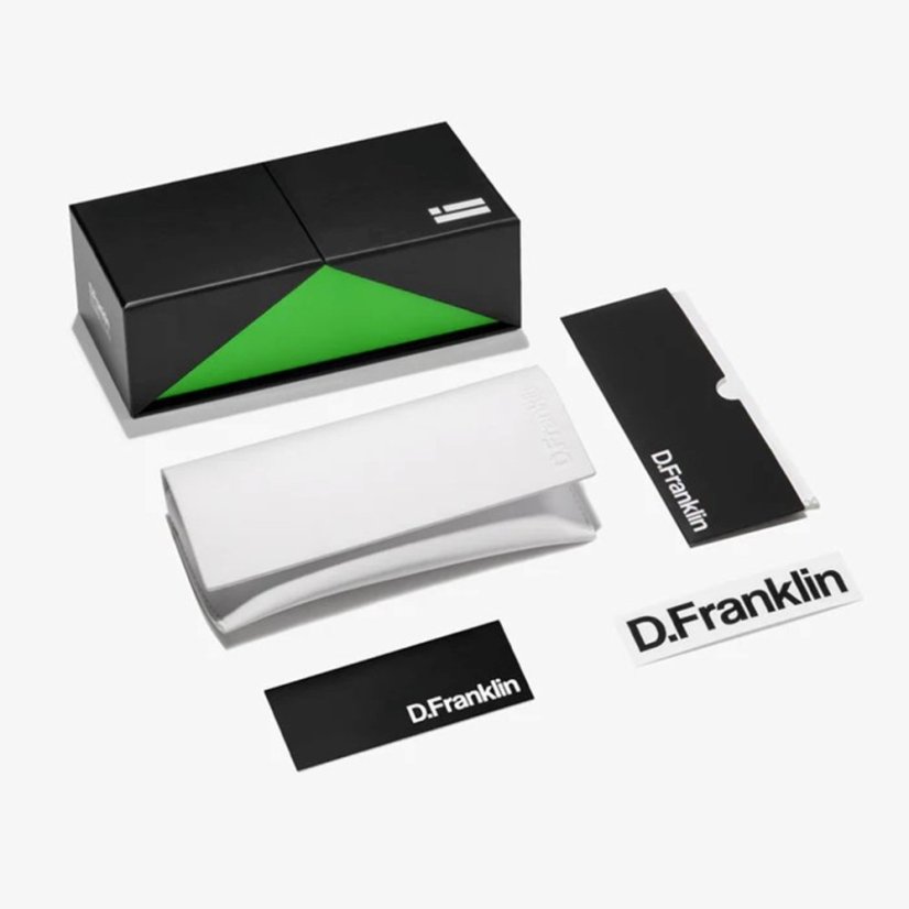 Sluneční brýle D.Franklin Emblem HEX White Ivory Brown balenie