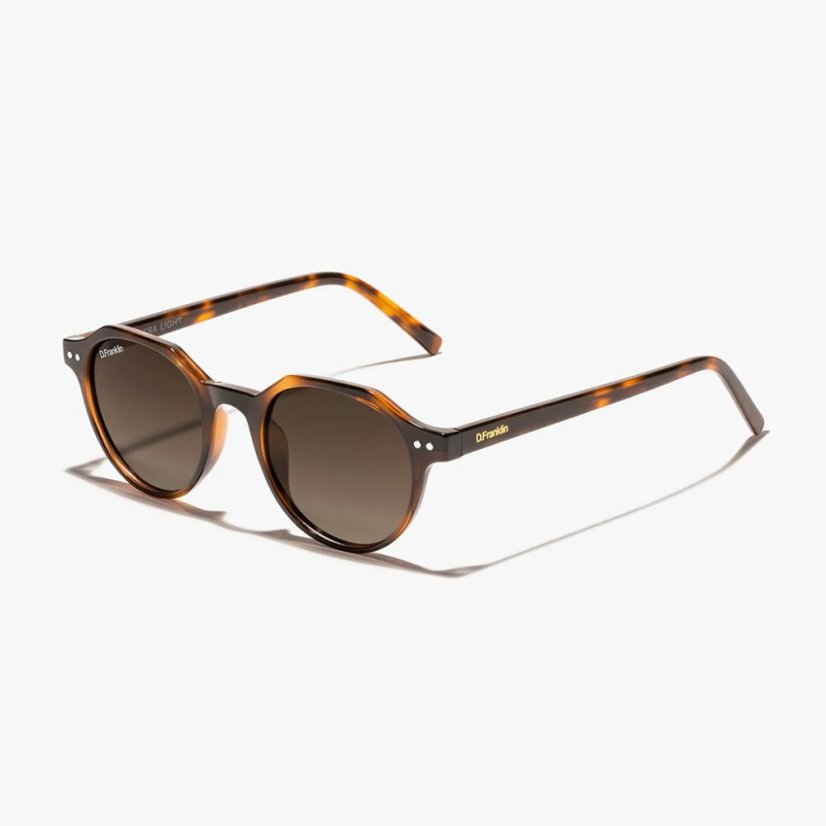 Slnečné okuliare D.Franklin Ultra Light S Round Havana Brown 1
