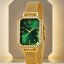 damske hodinky paul rich icon green gold 4