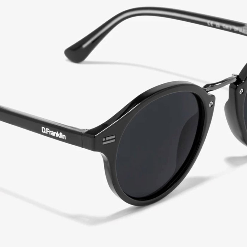 Slnečné okuliare D.Franklin Roller Round V2 Full Black 3.