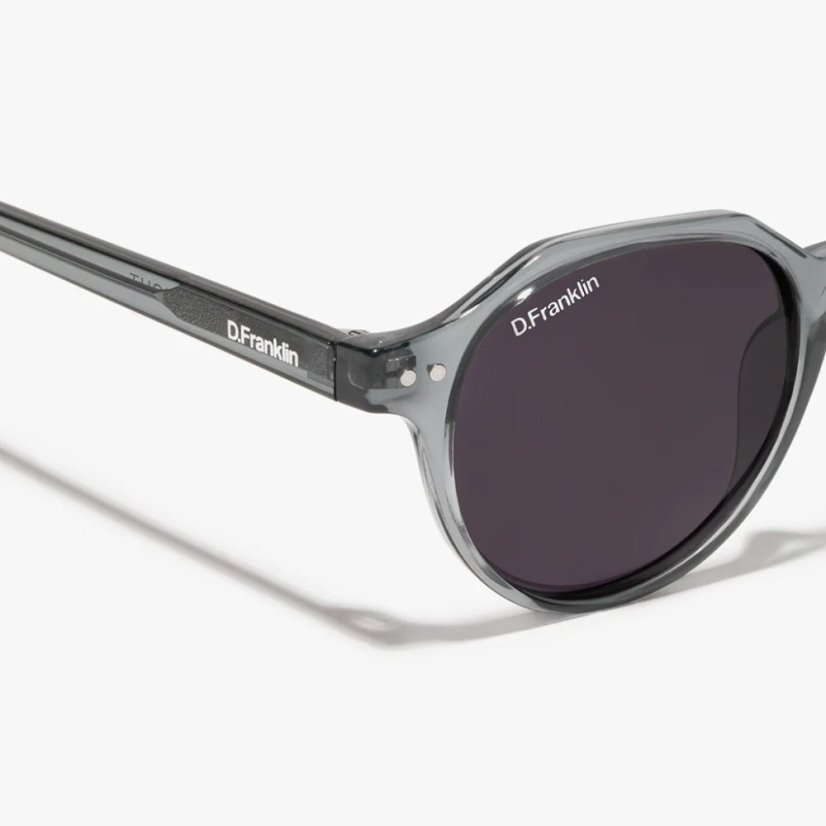 Sluneční brýle D.Franklin Ultra Light S Round Crystal Grey Black 3