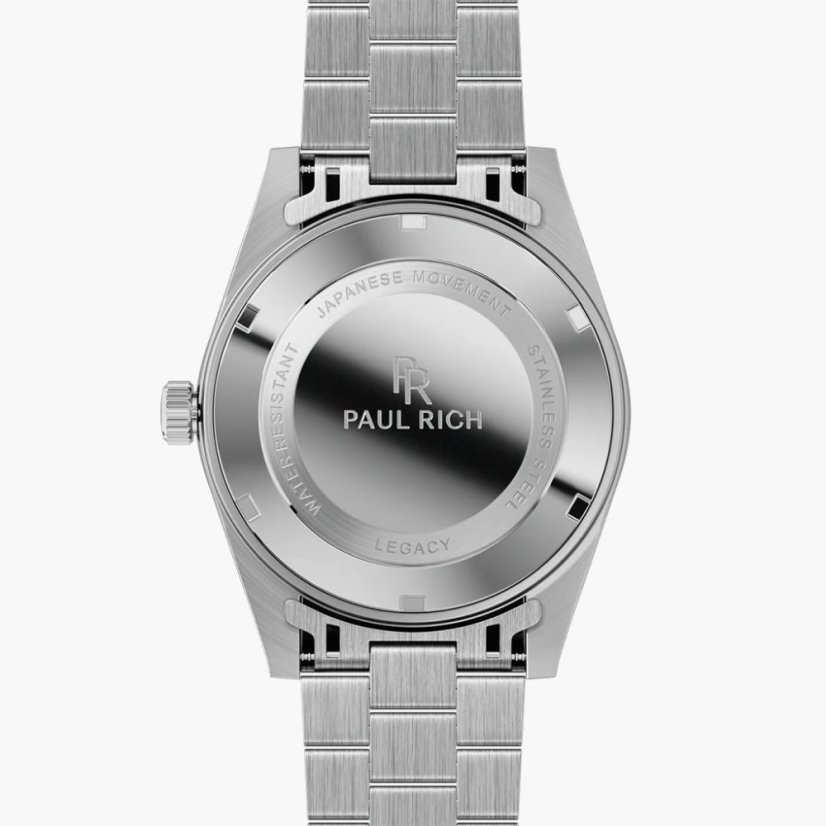 panske hodinky paul rich legacy silver black 3