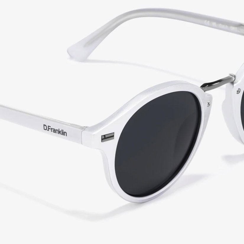 Slnečné okuliare D.Franklin Roller Round V2 Met Silver / Smoke