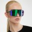Sluneční brýle D.Franklin Wind Limited Iridiscent Navy Green modelka
