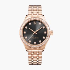 Dámské hodinky Paul Rich Crystelle Rose Gold Black