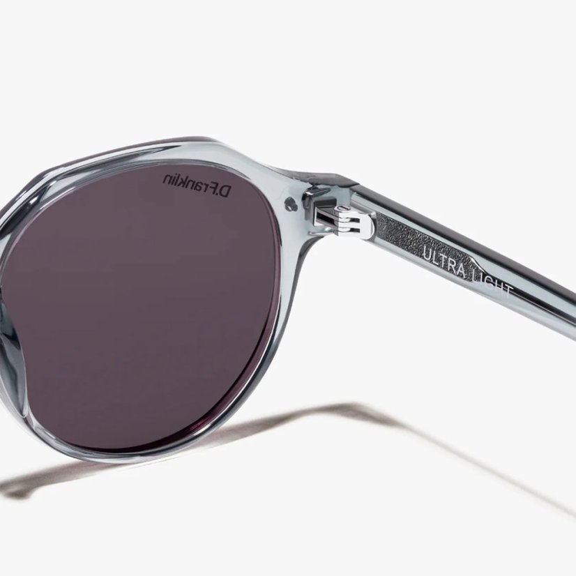 Sluneční brýle D.Franklin Ultra Light S Round Crystal Grey Black 4