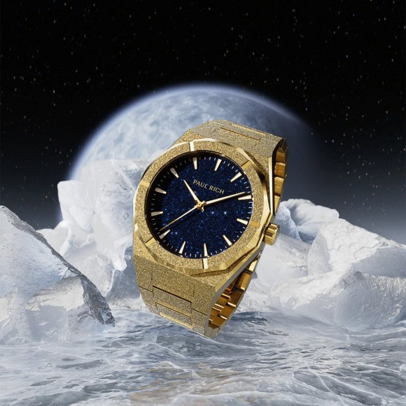 Pánske hodinky Paul Rich Frosted Star Dust II Gold 4