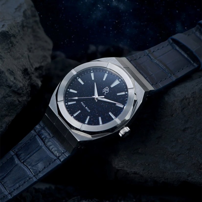 Pánske hodinky Paul Rich Star Dust Silver Leather Automatic 5