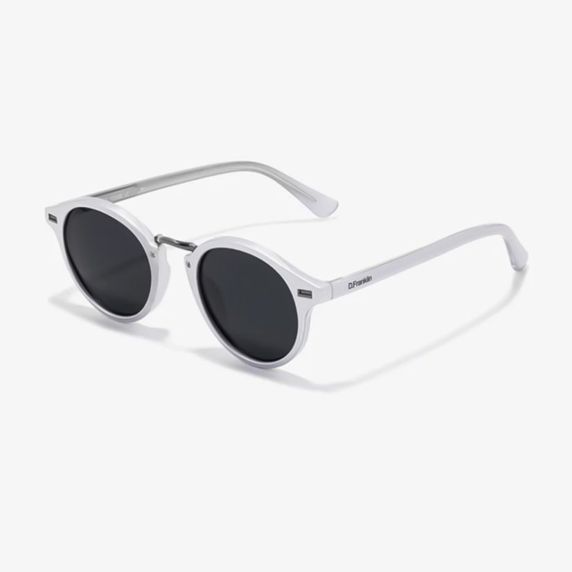 Slnečné okuliare D.Franklin Roller Round V2 Met Silver / Smoke