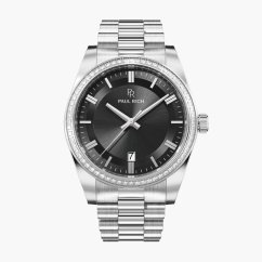 panske hodinky paul rich legacy silver black 1