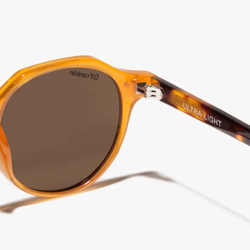 Slnečné okuliare D.Franklin Ultra Light S Round Amber Brown 4
