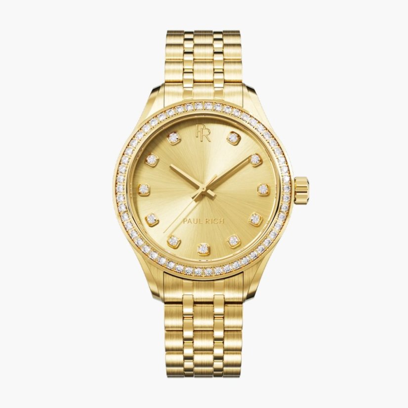 Dámske hodinky Paul Rich Crystelle All Gold