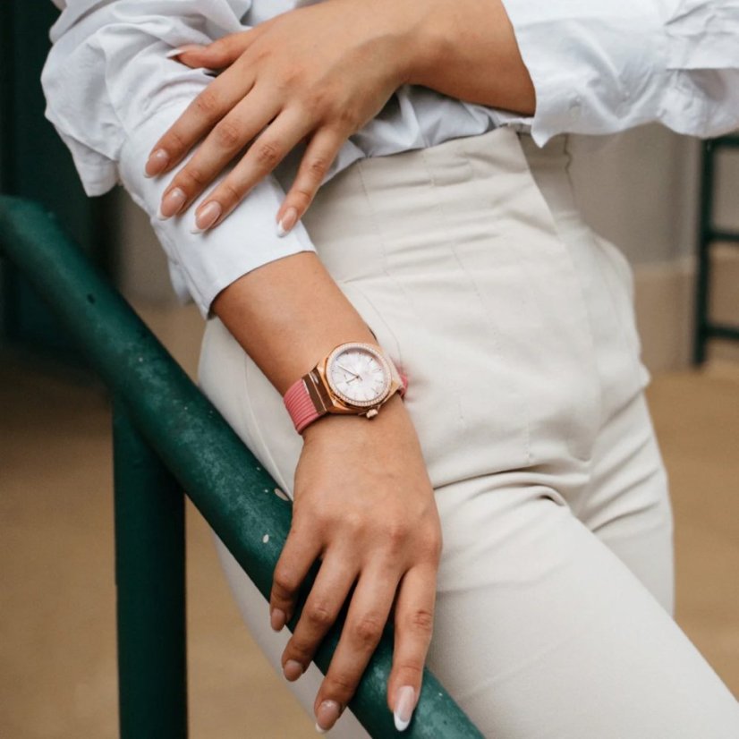 Dámske hodinky Heart Of The Ocean Pink Rose Gold 5