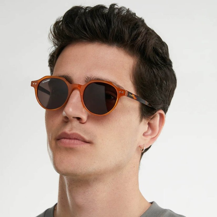 Slnečné okuliare D.Franklin Ultra Light S Round Amber Brown model 2