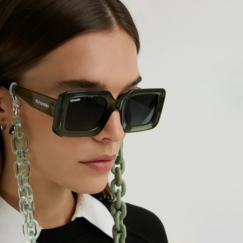 slunecni bryle d franklin bahamas crystal green smoke green modelka