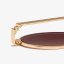 Slnečné okuliare D.Franklin Oval Legacy Gold / Gradient Brown