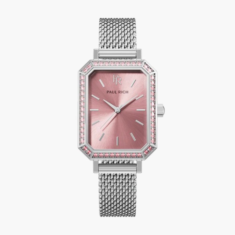 damske hodinky paul rich icon silver pink 1