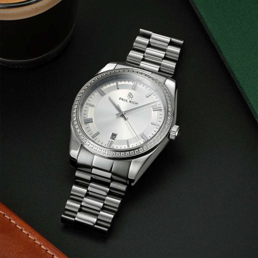 panske hodinky paul rich legacy all silver 5