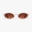 Slnečné okuliare D.Franklin Oval Legacy Gold / Gradient Brown